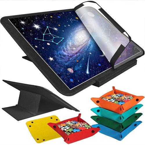 Tilting jigsaw puzzle - jigsaw, table