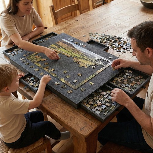 Jigsaw puzzle board - puzzle, portable