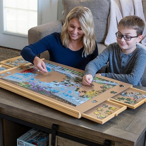 1000pcs puzzle table - puzzle, tilting