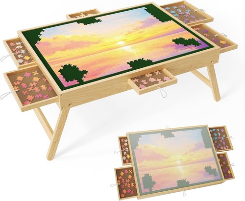 Wooden jigsaw puzzle board - wooden,