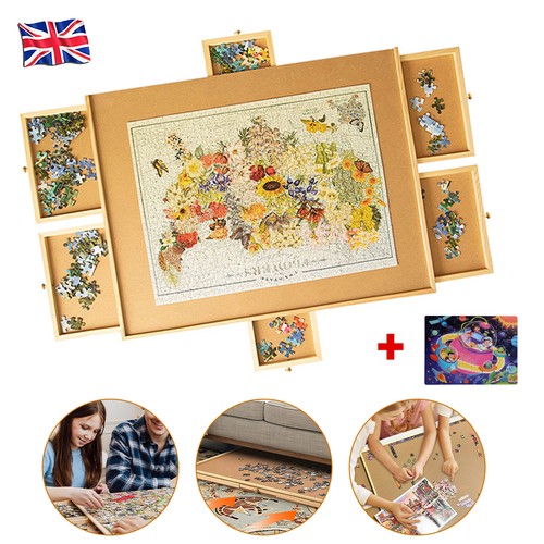 Wooden jigsaw puzzle board - puzzle,