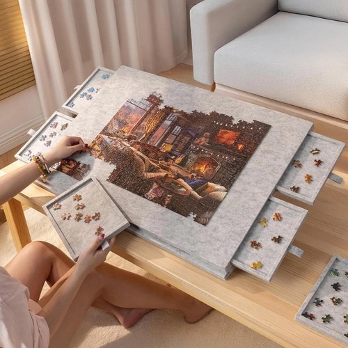 1000pcs felt jigsaw puzzle - 1000pcs,