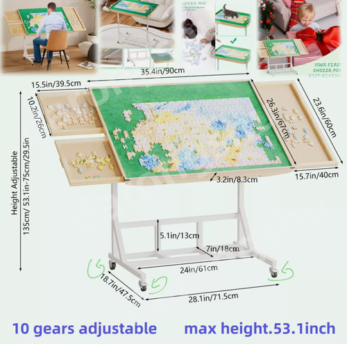 1500pcs jigsaw puzzle table - 1500pcs,