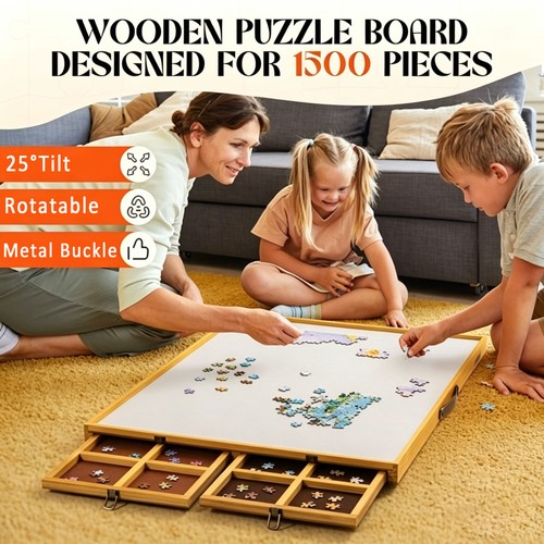 Wooden jigsaw puzzle - wooden,